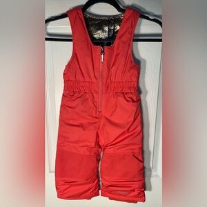 Columbia Toddler Snowsuit Snow Bibs Pink Omni-Heat Infinity Insulated 2T